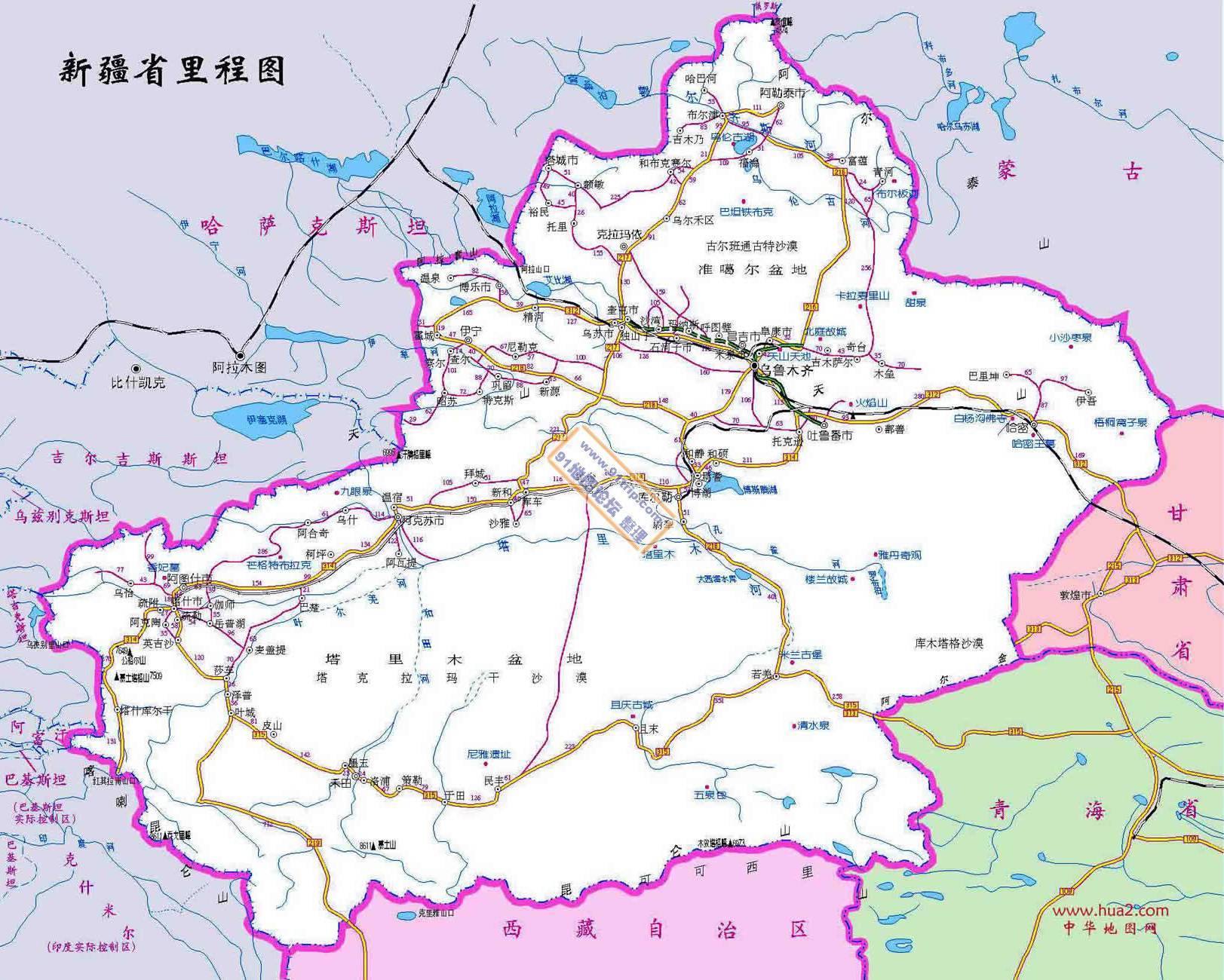 新疆最新地图交通图全新升级，科技领航疆土的无界之旅